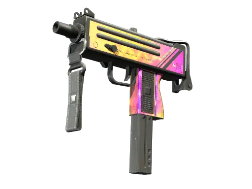 MAC-10（StatTrak™） | 渐变迪斯科 (破损不堪)
