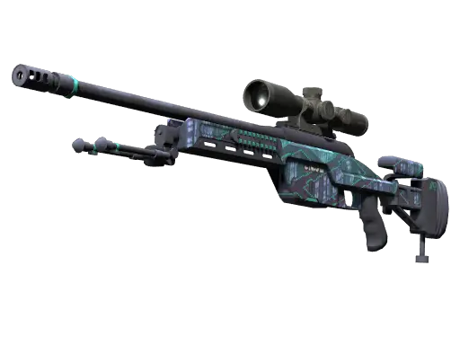 SSG 08（StatTrak™） | 主机001 (略有磨损)