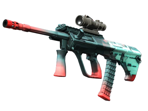 AUG（StatTrak™） | 动量 (略有磨损)