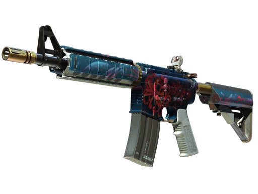 M4A4（StatTrak™） | 彼岸花 (略有磨损)
