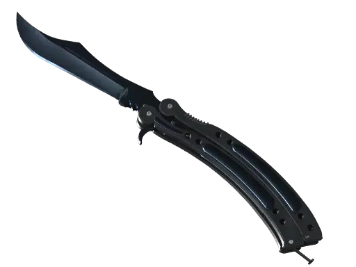 蝴蝶刀（★ StatTrak™） | 蓝钢 (久经沙场)