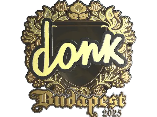 印花 | donk（金色）| 2025年布达佩斯锦标赛